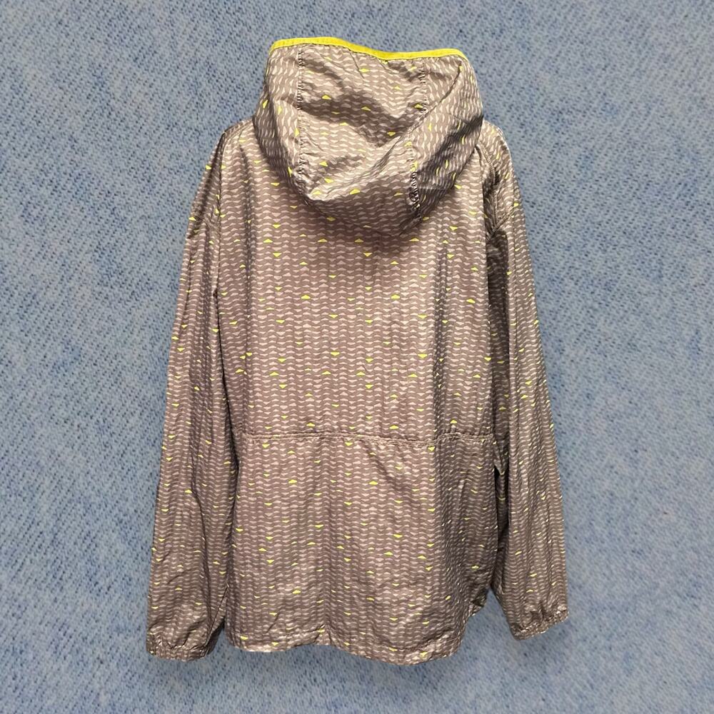 Columbia Women’s Gray Hooded Lightweight Rain Jacket - Size L - Picture 2 of 7
